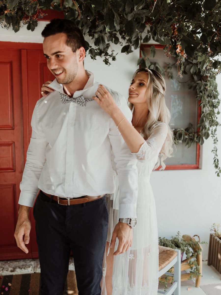 Claire & Craig's Santorini Elopement Santorini Elopement