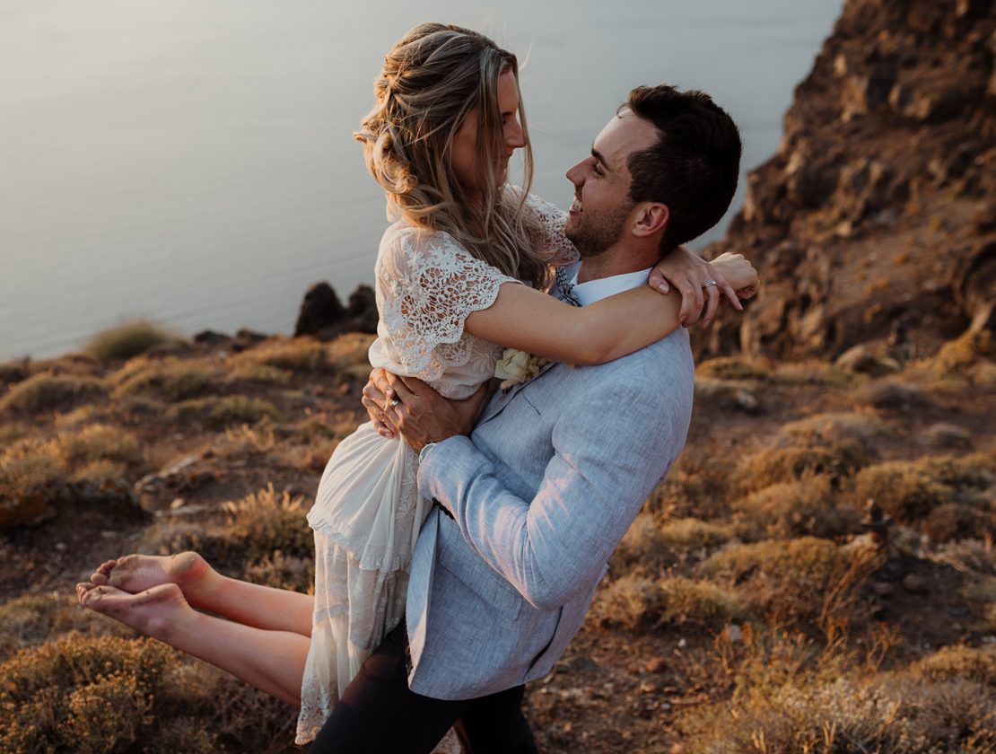 Claire & Craig's Santorini Elopement
